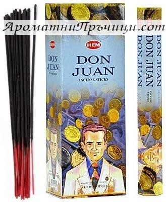 Ароматни Пръчици - Дон Жуан (Don Juan) HEM Corporation