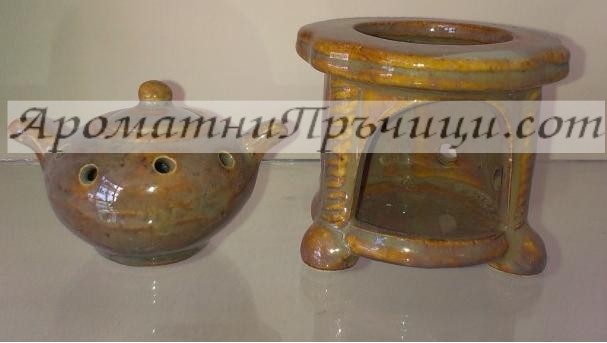 Арома Лампа за Ароматерапия - Камина (Малка)