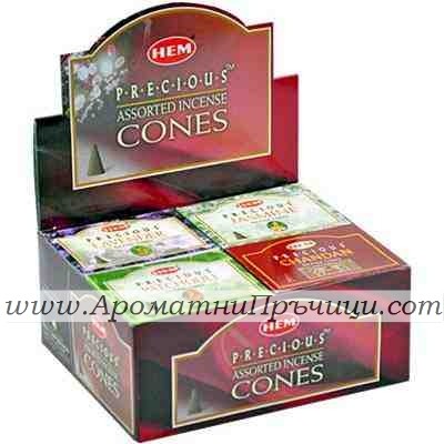 Ароматни Конуси - Комплект - Букет от 12 Аромата Микс (BOUQUET 12 ASSORTED) HEM
